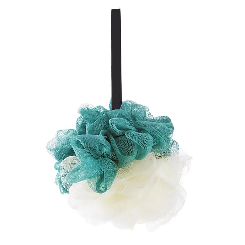 1pc Cute Bath Ball Green Flower Mesh Back Scrubbing Bubble Ball PE Shower Bath Towel Bathroom Products Accessories 1pc Cute Bath Ball Green Flower Mesh Back Scrubbing Bubble Ball PE Shower Bath Towel Bathroom Products Accessories