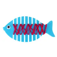 DIY творчества Perceptivity развивающихся Рыбная нить для наматывания ниток ручной работы обучения приятель раннее развитие игрушки