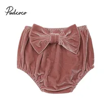 Детские бархатные штаны для девочек, детские шаровары для девочек, Короткие трусы подгузники штанишки, летний детский костюм
