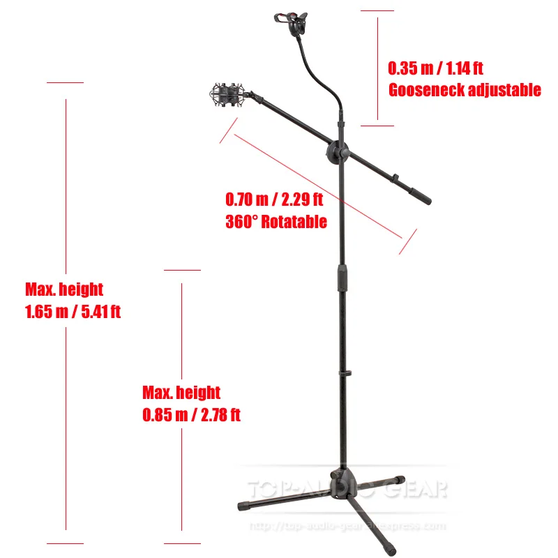 Напольная микрофонная стойка+ мобильный телефон клип микрофон держатель в форме паука+ амортизатор для Audio-Technica AT4033 AT5040 на 4033 4060 5040