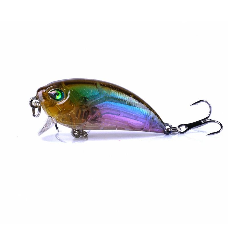 

4 Pcs Crankbaits Fishing Lures Topwater Hooks Bass Bait Tackle Spinner Sinking