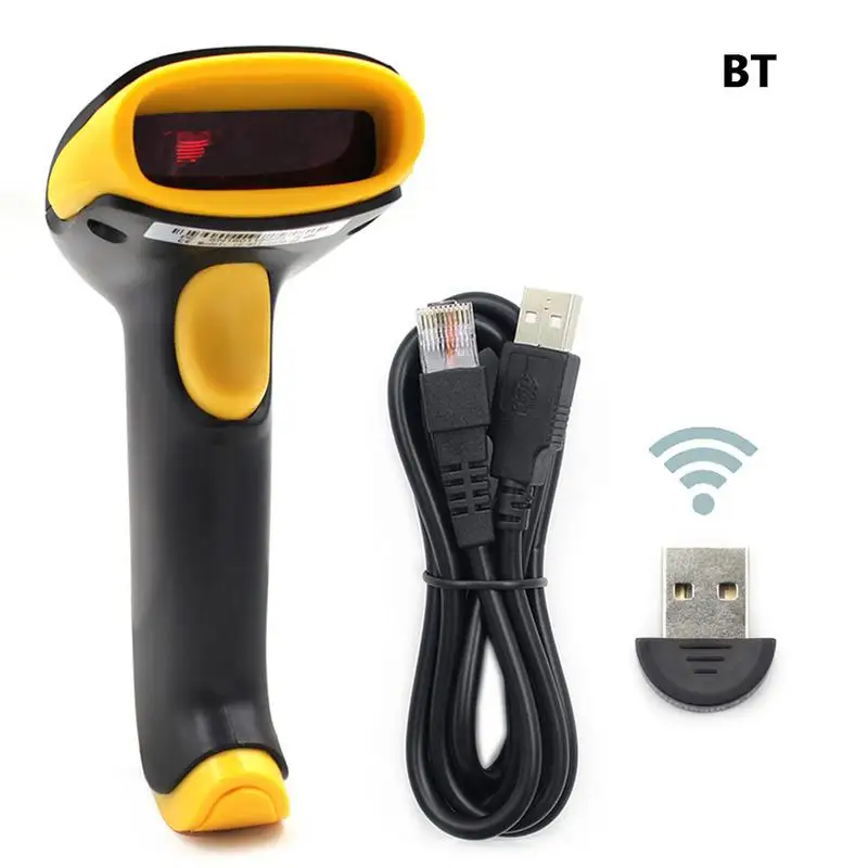 

BP9502BL Bluetooth Wireless Dual Modes Barcode Scanner Bluetooth Professional Convenient Barcode Scanner for Express
