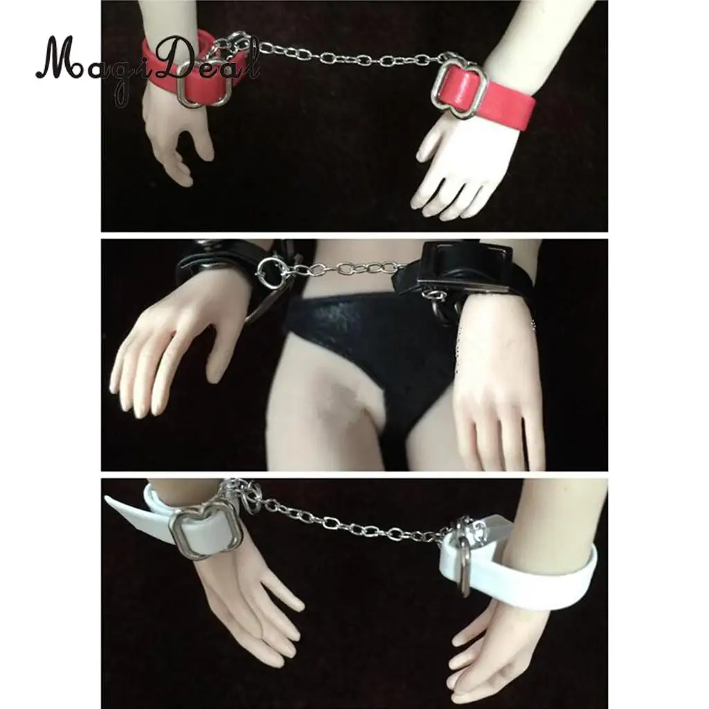 

MagiDeal 1:6 Handcuffs Model for 12 Inch Action Figure Doll Toys Soldier Model Toy Body DIY Accessories 3Colors