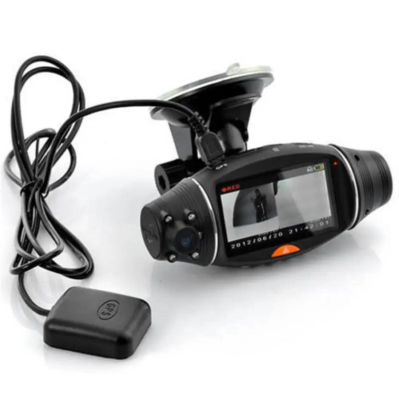 

R310 HD Driving Recorder Double Lens 140 Degree Wide-angle Night Vision Gravity Sensor With GPS