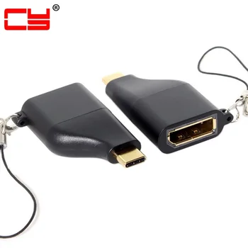 

Jimier Displayport USB-C Type C Adapter Converter 4K 2K with Chain for Tablet Phone Lap top Sam sumg s9 s10 Note8 Note9 Note10