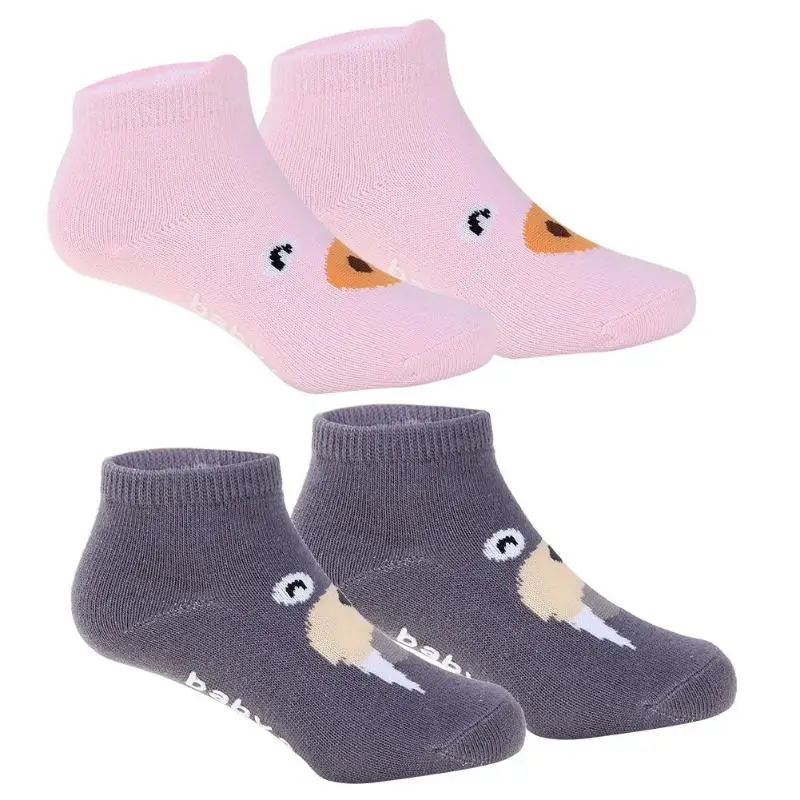 1 пара детские Нескользящие хлопковые носки в виде свиньи|Носки| |