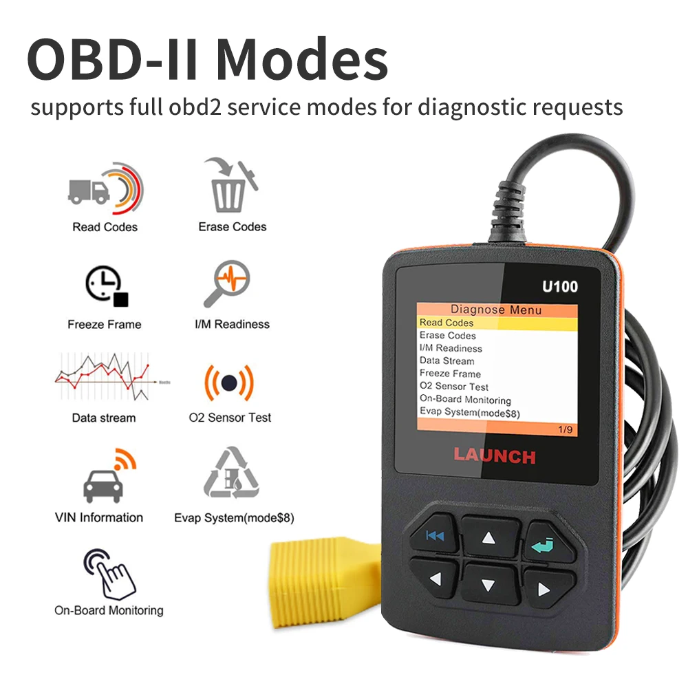 

Launch X431 Easydiag 3.0 and U100 Fault Code Reader Automotive obd2 Diagnostic Tool Adapter scanner good than easydiag 2.0 Plus