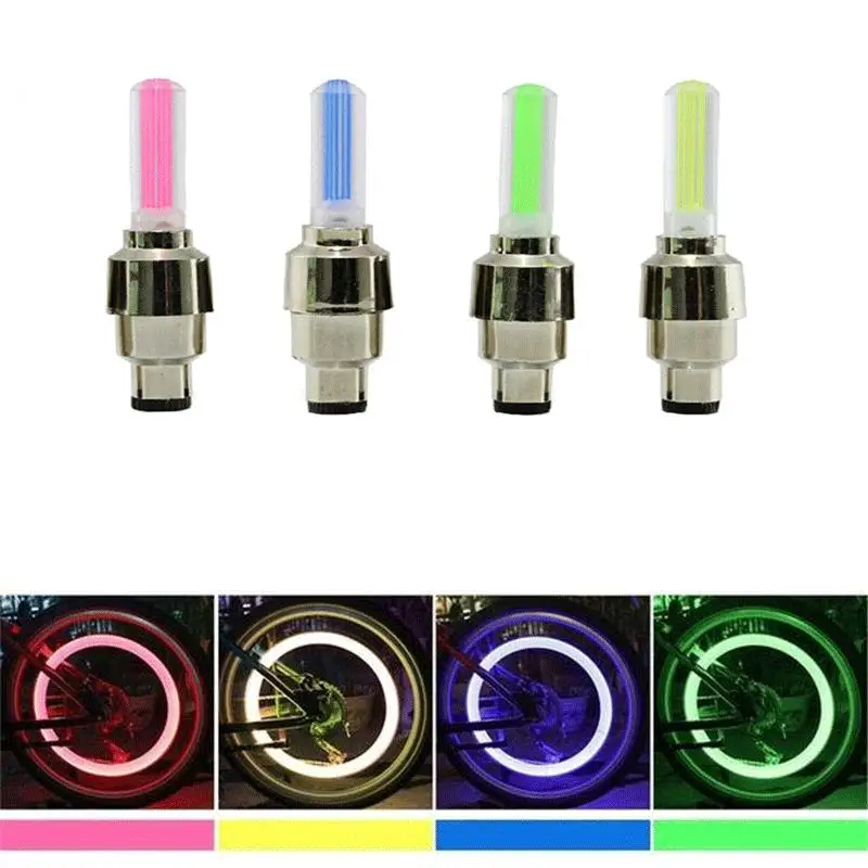 

Led Wheel Light Tire Valve Cap Light Wheel Lights Decorative Bike Tire Lights For Car Auto Bike Bicycle Motorcycle
