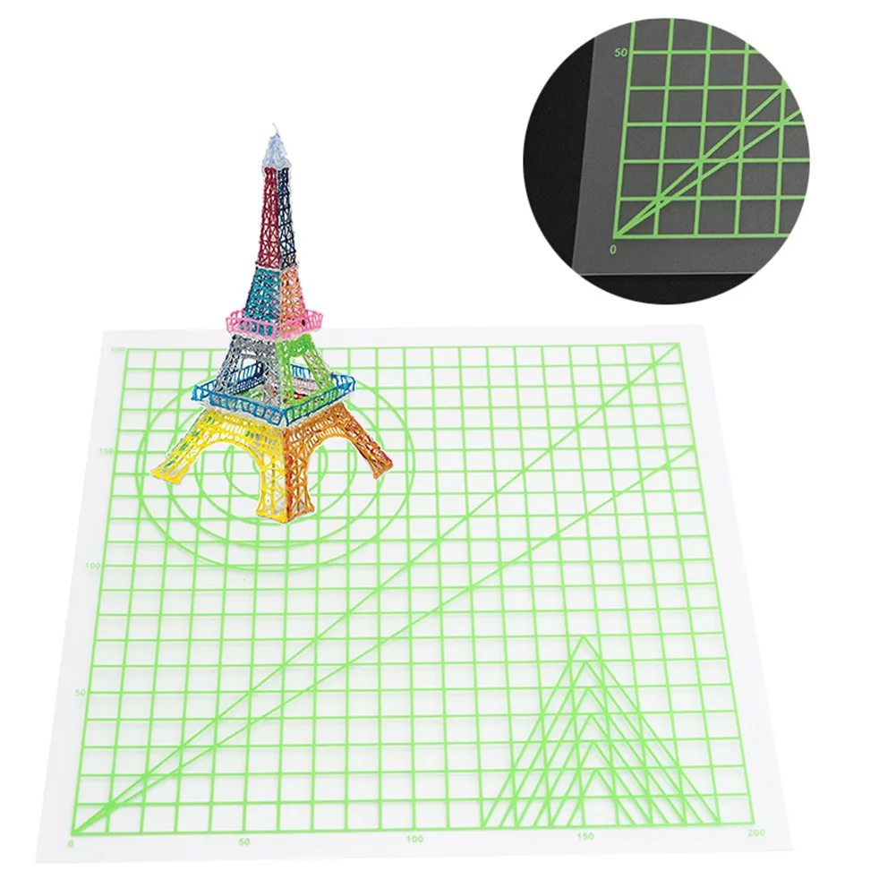 

Multi-shaped Silicone Design Mat Create 3D Objects For 3D Printing Pen Basic Template Art Supplies Drawing Tool Gift~
