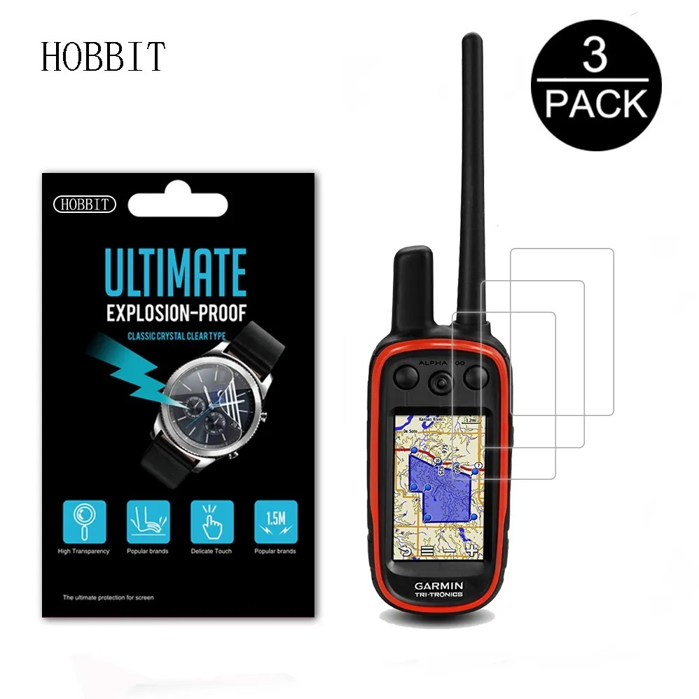 3 упаковки для Garmin Alpha 100 GPS трек и поезд ручная ЖК пленка защитная нанопленка