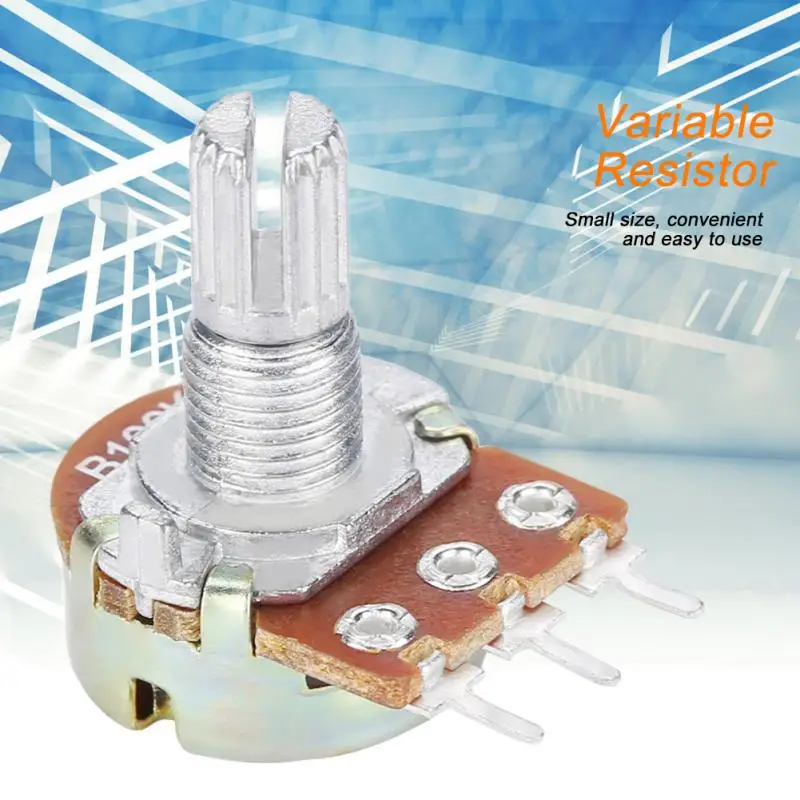 50pcs/Lot Variable Resistor WH148 B100K Linear Pot Adjustable Rotary