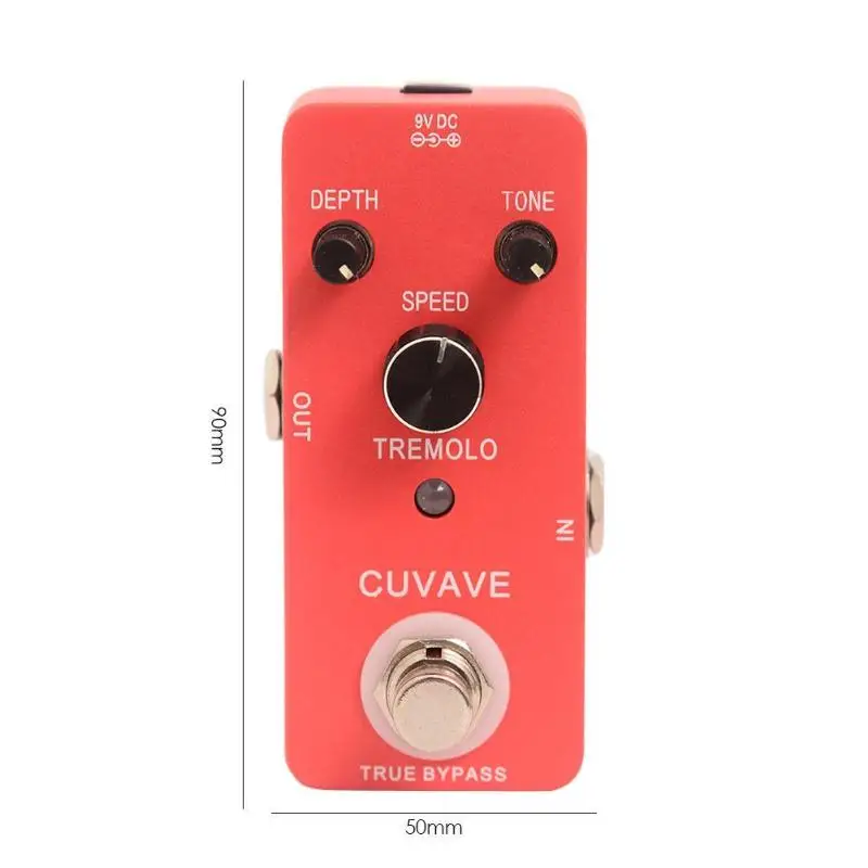 Micro Electric Guitar Effect Pedal Mini Optical Tremolo Guitar Pedal True Bypas Guitar Parts & Accessorie Micro Electric Guitar Effect Pedal Mini Optical Tremolo Guitar Pedal True Bypas Guitar Parts & Accessorie