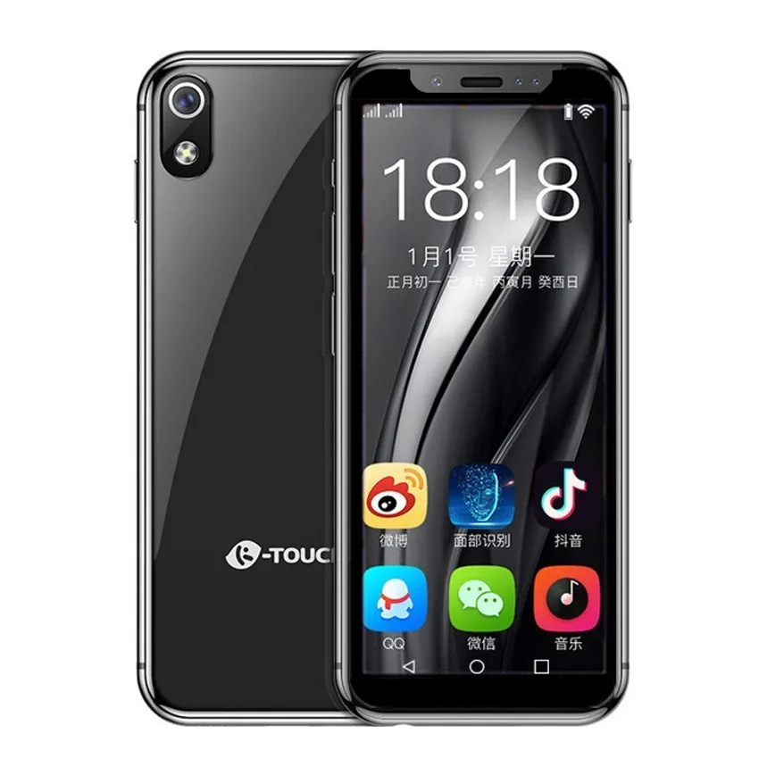 

K-TOUCH i9 Face ID Mobile phone smallest small unlocked super mini android smart phone android 8.1 4G lte Quad Core cell phone