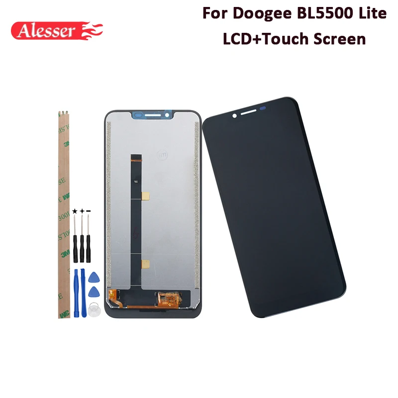 

Alesser For Doogee BL5500 Lite LCD Display And Touch Screen 6.19'' Tested Assembly With Tools And Adhesive LCD Digital Accessory