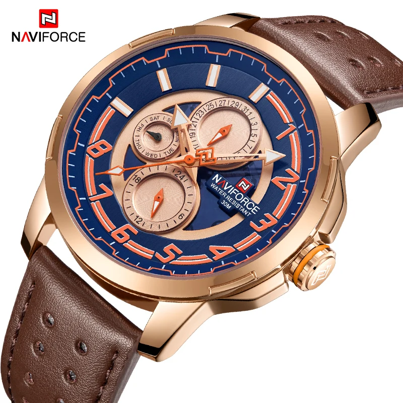 

NAVIFORCE Top Brand Creative Military Sports Watches Fashion Casual Quartz Wrist Watch Waterproof Date Clock Relogio Masculino