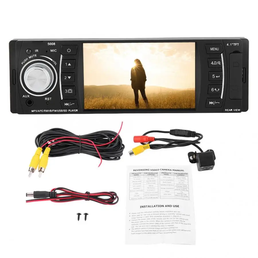 

multimedia car 4.1inch LCD Screen Car MP5 Player BT Hands-free FM Radio Remote Control araba aksesuar