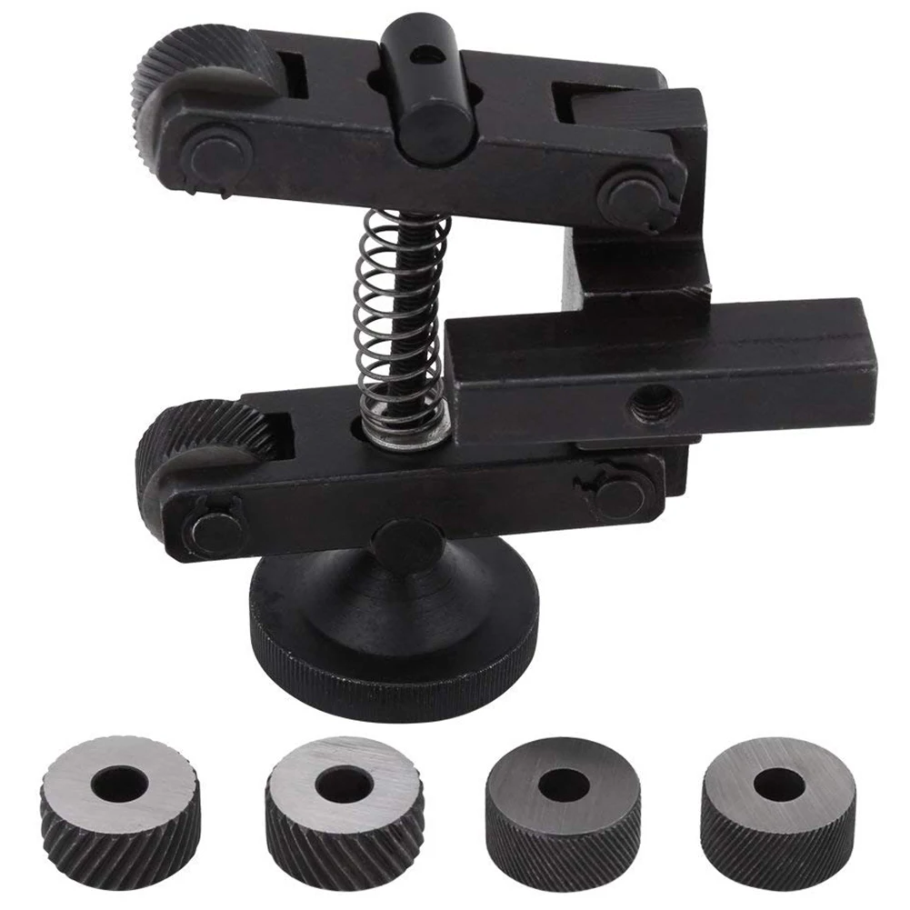 

New Knurling Tool, knurling Tool is Made of 45# Carbon Steel,Also Works with Any of The Quick Change Tool Posts,Black,1 x knur