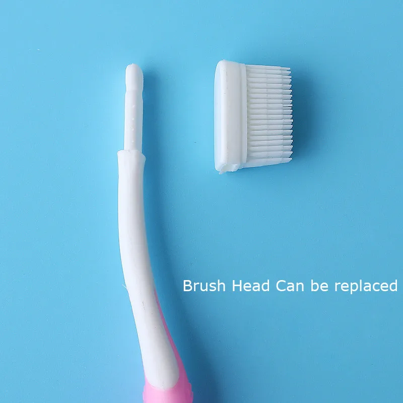 Replaceable Silicone Teeth Brush for Kids Teether Training Toothbrushes Infant Baby Dental Oral Care Brush Tool