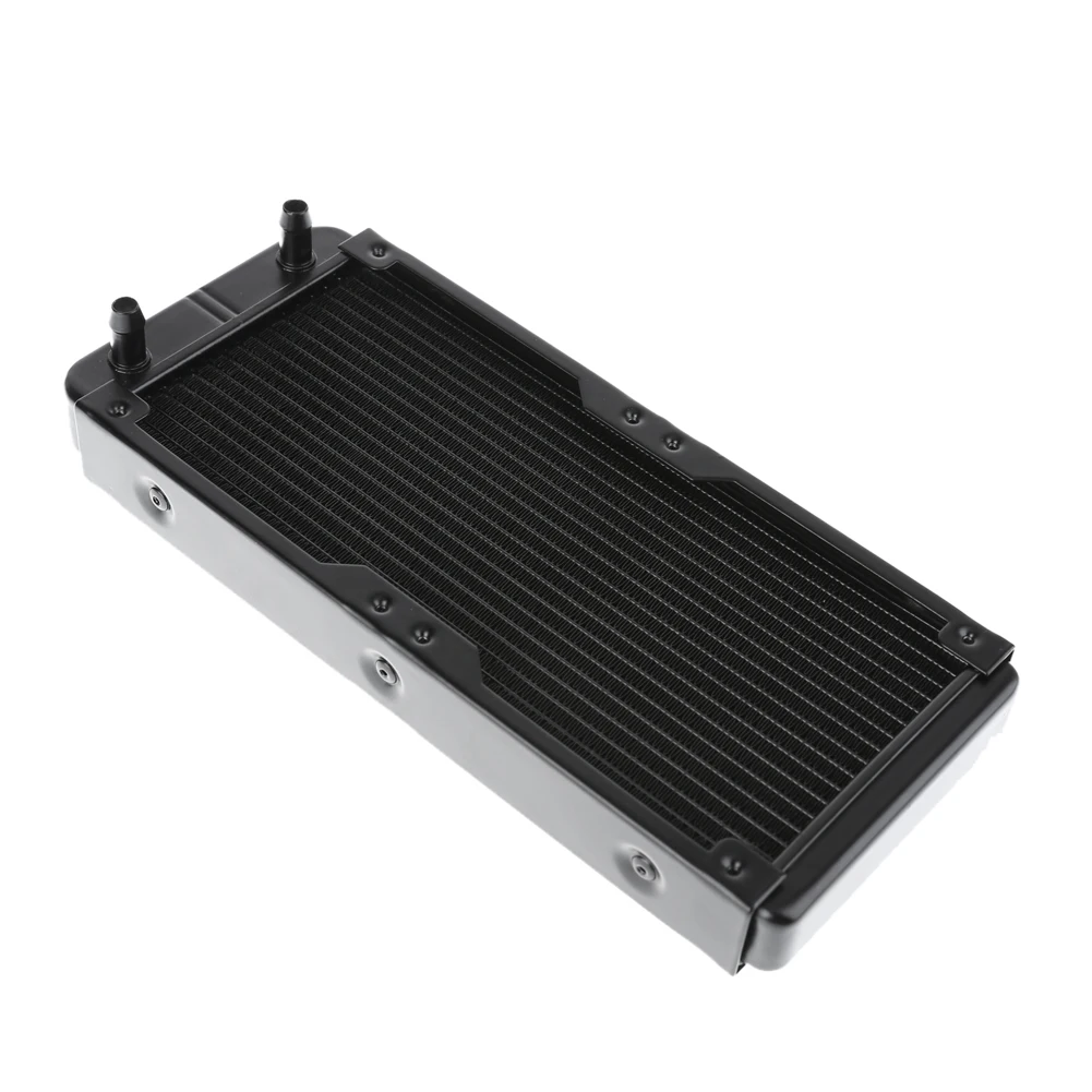 240mm 18 Tubes Aluminum Computer Water Cooling Radiator with Screws