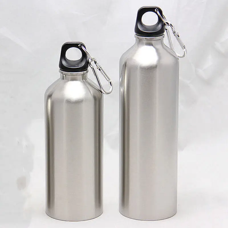

500ML 750ML Stainless Steel Sports Water Bottles + Leak Proof Cap Gym Canteen Tumbler Water Bottle With Lid 25oz