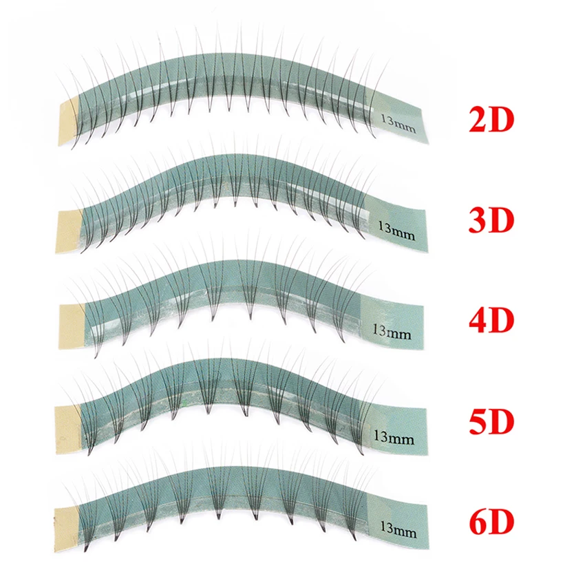 GLAMLASH Премиум готовые объемные веера 2D 3D 4D 5D 6D фаннированные ресницы наращивание