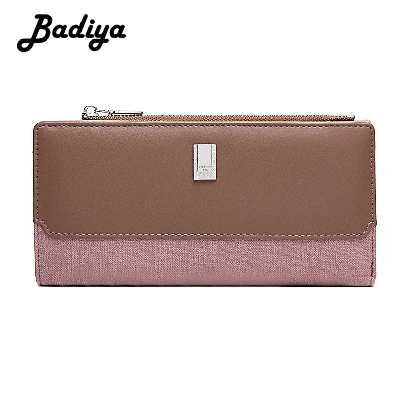

Hit Color Women Long Clutch Wallet Fashion Zipper Lady Card Holder Female Coin Purse Clutch Bags For Women's with Phone Pocket