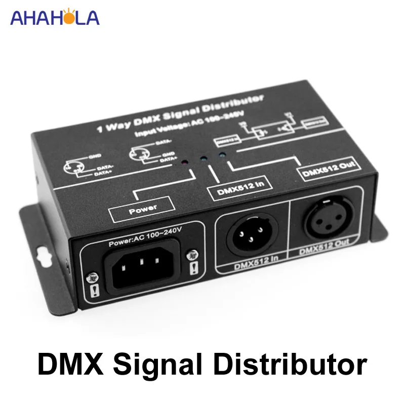 

AC 100V/240V 1CH/4CH Dmx Led Controller Signal Distributor Work with Dmx Controller Signal and DMX Decoder
