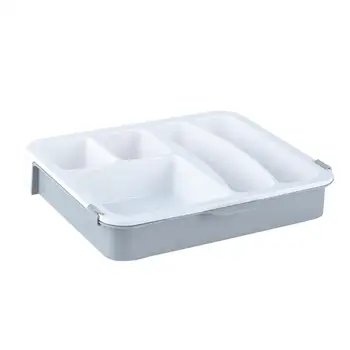

1 Pc Storage Box Space Arrangement 5 Compartments Storage Tray Storage Drawer Household Items for Study Room Bedroom