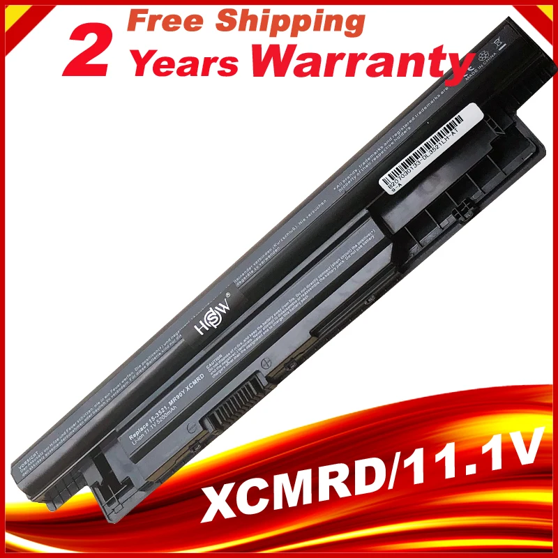 Аккумулятор для ноутбука Dell Inspiron 17R 5721 17 3721 15R 5521 15 3521 14R 5421 3421 MR90Y VR7HM W6XNM X29KD VOSTRO 2521 |