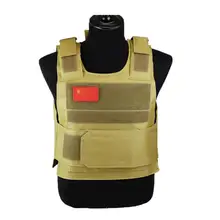 Unisex Casual Fastening Tape Adjustable Outdoor Sport Protective Print, Solid Vest With Baffle