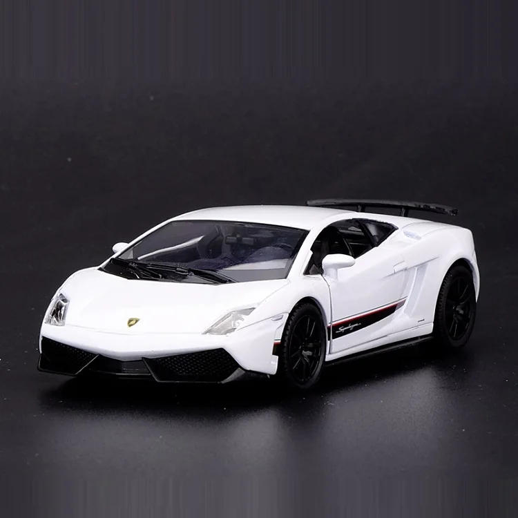 

High Simulation Exquisite Collection Toys: RMZ city Car Styling Gallardo LP570-4 Supercar 1:36 Alloy Diecast Model Pull Back Car