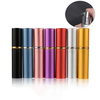 

300pcs 5ML 10ML Empty Travel Metal Aluminum Spray Portable Perfume Bottle Refillable Cosmetic Atomizer Containers new