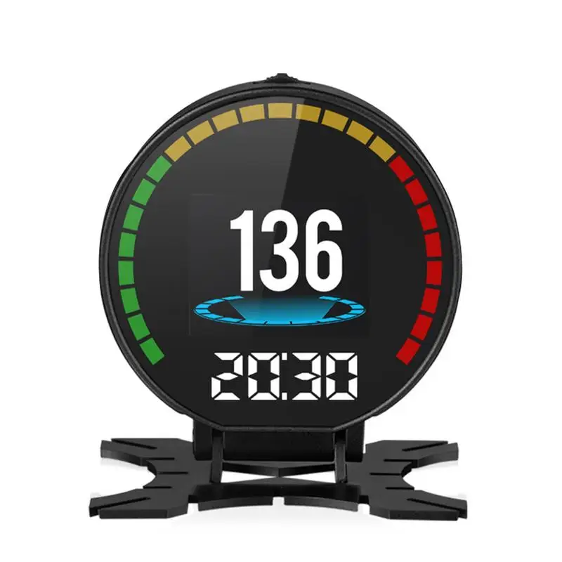 

Universal HUD Car Head-Up Display Digital Windshield Projector Vehicle Speed Engine Speed Water Temperature Cruise Range Durable