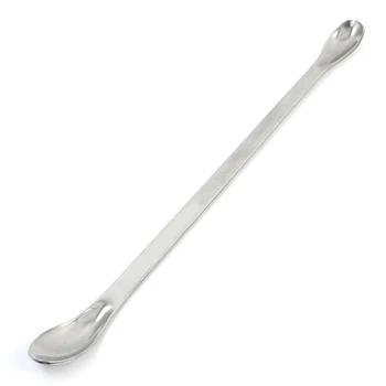

22cm Dual Headed Stainless Steel Reagent Sampling Spoon Mixer for Lab