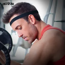 2 см ширина резинки для волос для мужчин и женщин Спортивная головная повязка чистый черный красный синий белый зеленый свитер высокая эластичность фитнес тренажерный зал лента для волос для йоги