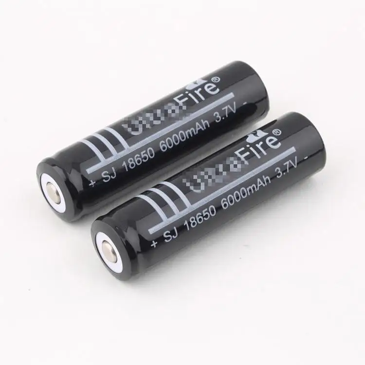 Перезаряжаемая литиевая батарея 3 7 V 6000mAh 18650 для фонарика 3-5 часов повседневная