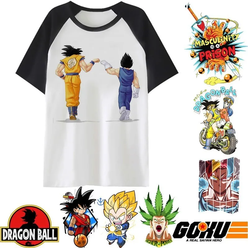 Футболка в стиле аниме Dragon Ball Super Son Goku Vegeta Ultra Instinct уличная одежда хип хоп летняя