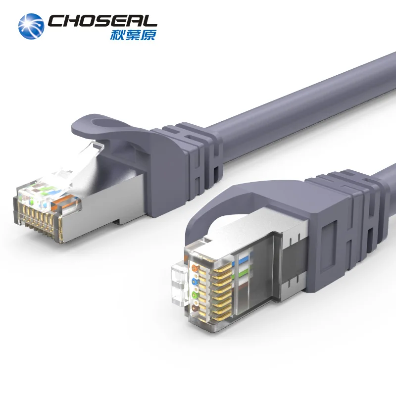 CHOSEAL S/FTP CAT 7 кабель Ethernet Позолоченные экранированные RJ45 10 Gigabit 23AWG сетевой