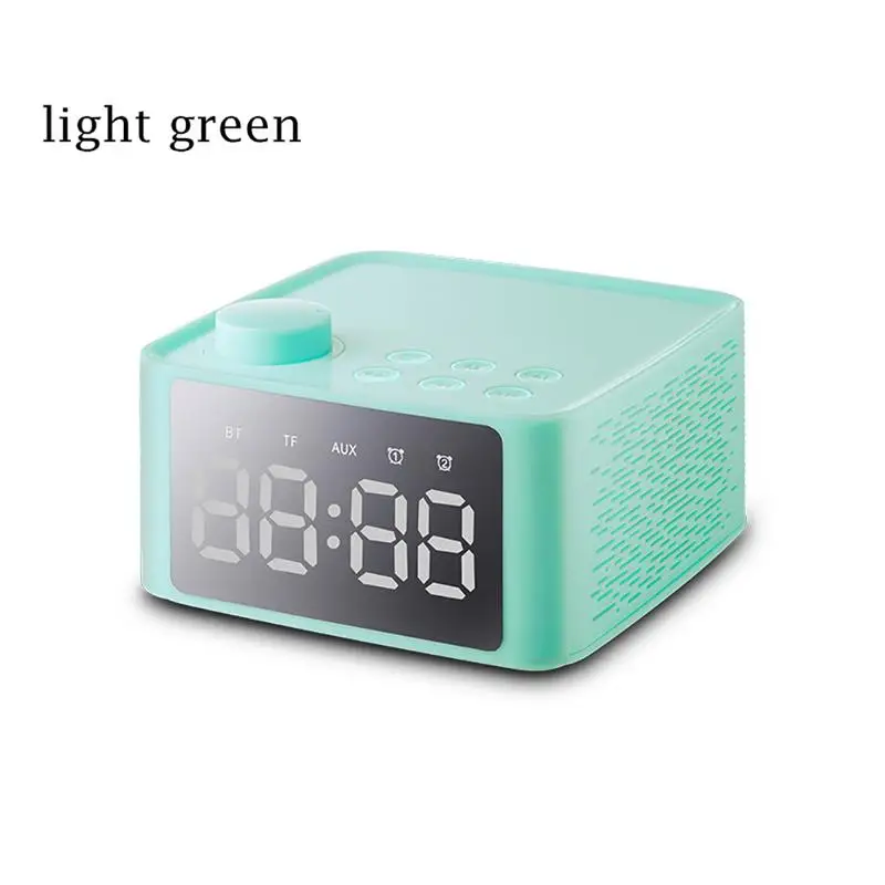 

Multifunction Bluetooth Speaker Alarm Clock Speaker Dual Speaker Stereo With AUX Audio Usb Charging LED Display Adjustable
