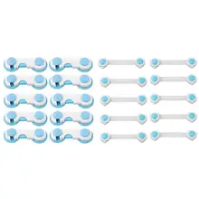 10 шт., шкаф-гардероб дверь холодильник для маленьких детей, защитные замки для детей, пластиковая защита для пальцев