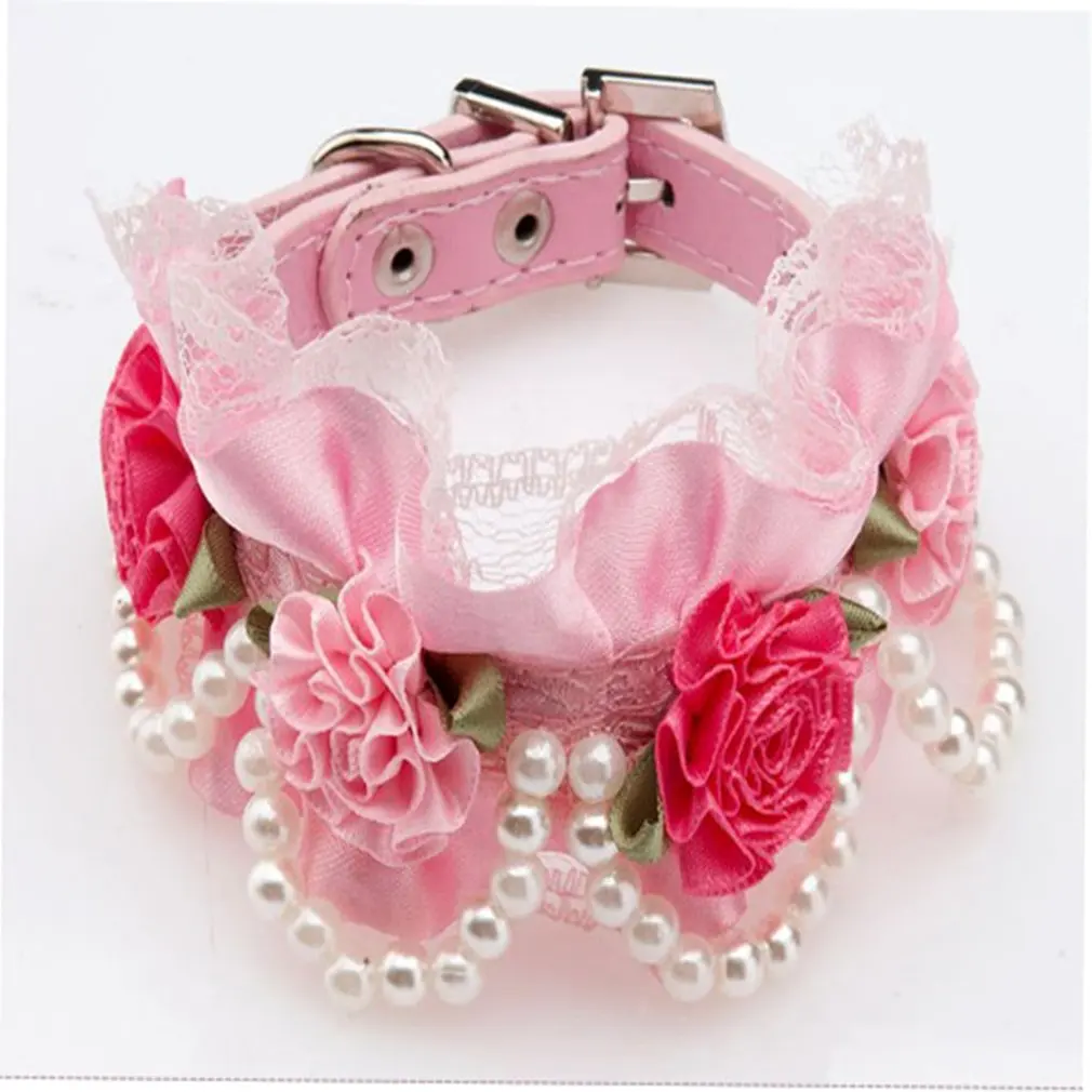 

Pet Teddy Cat Kitten Safely Collar Kitten Bear Dog BunnyPinkS