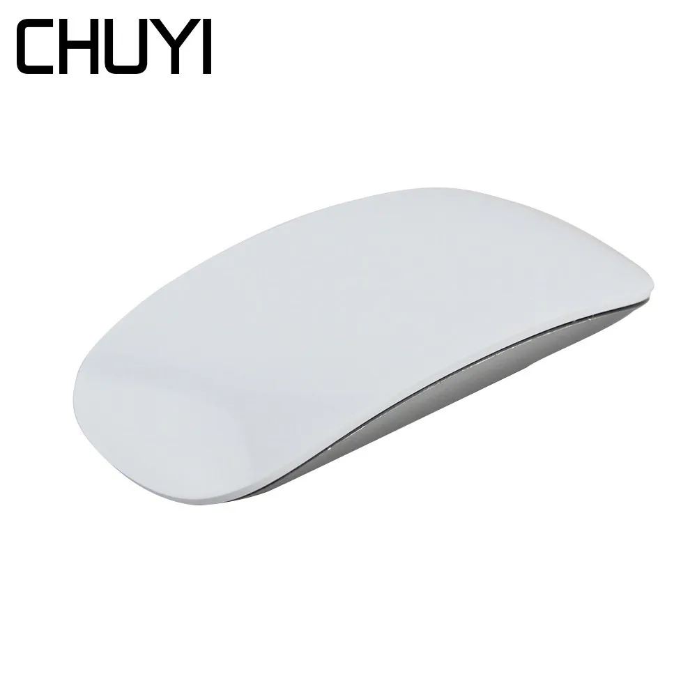 CHUYI Wireless Mouse Ergonomic Computer Optical Mice 2.4Ghz 1200 DP Touch Scroll Wheel Ultra Thin Mause For Apple Macbook Laptop