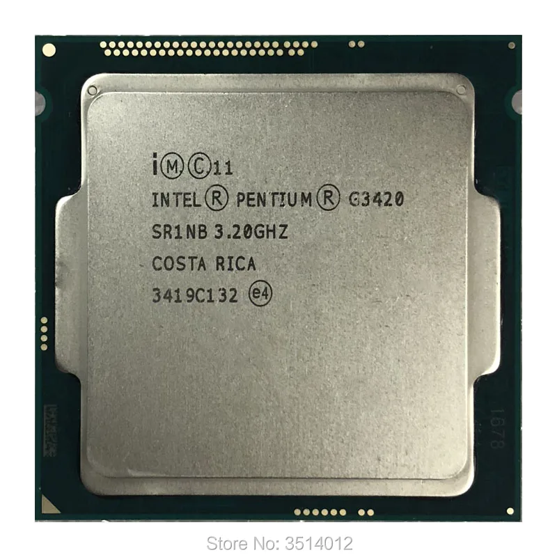 Двухъядерный процессор Intel Pentium G3420 3 2 ГГц Мб 53 Вт LGA 1150 | Компьютеры и офис