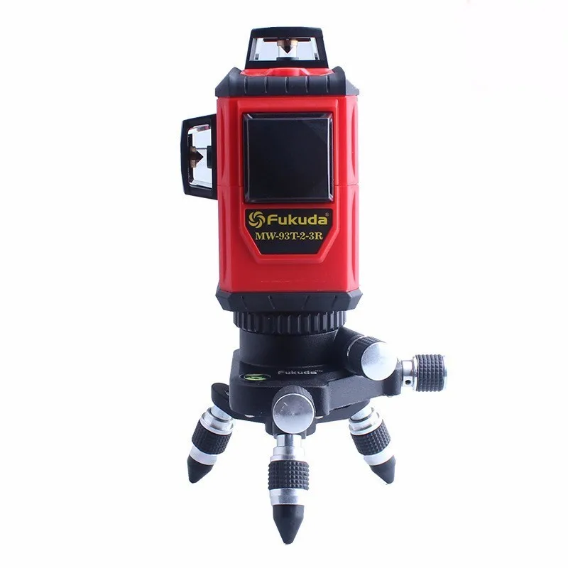 

3D MW-93T 12 Lines Red Green Laser Level with Battery Laser Beam Line Self-Leveling 360 Horizontal And Vertical Cross Powerful