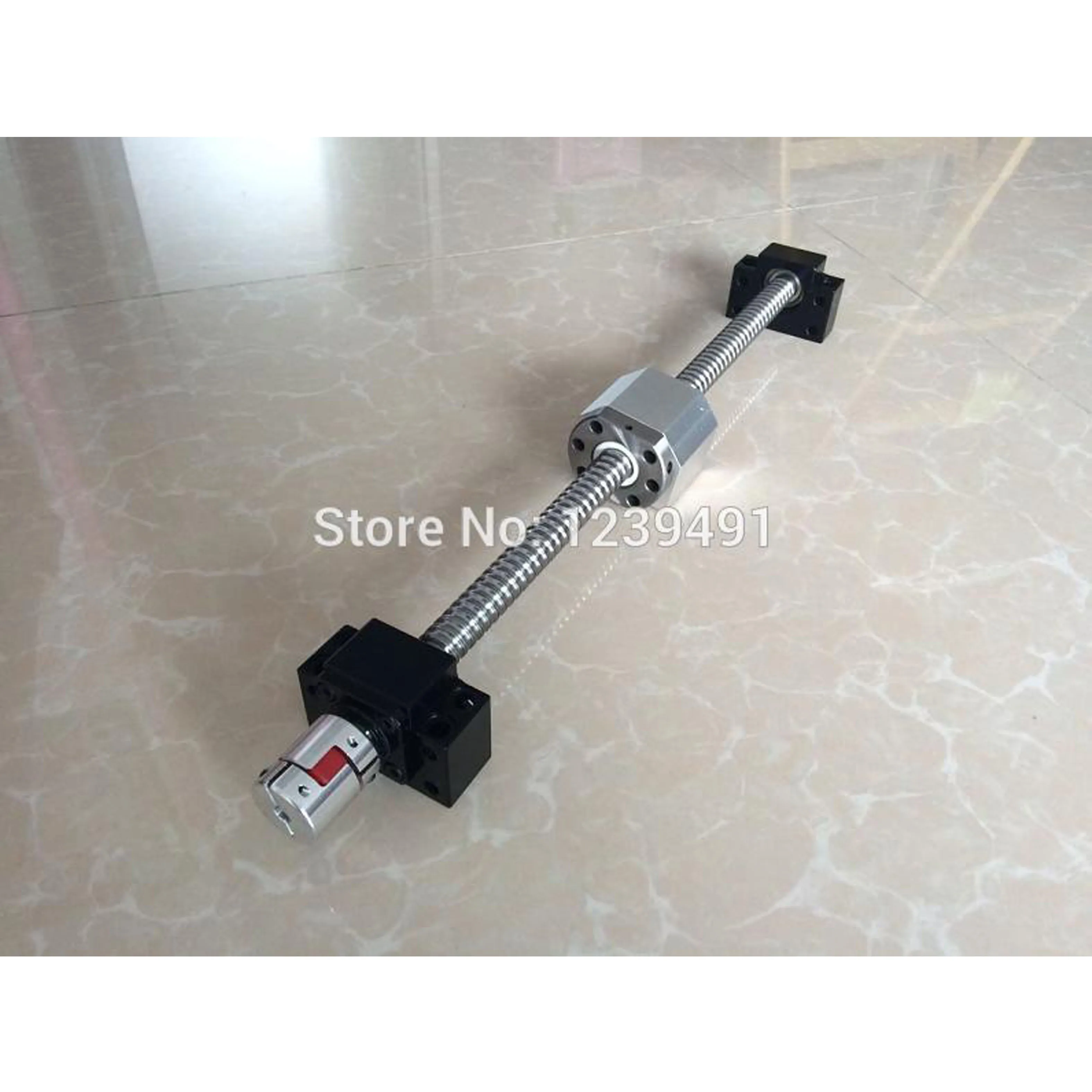 SFU1605-1300mm Ballscrew with Ballnut + BK12/ BF12 Support 1605 Nut Housing 8mm* 10mm Coupling CNC parts | Обустройство дома