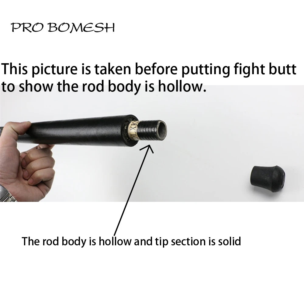 Pro Bomesh 1 шт. 2 11 м 12 секция 15 30lb уродливая палка полный Fuji компонент удилище для