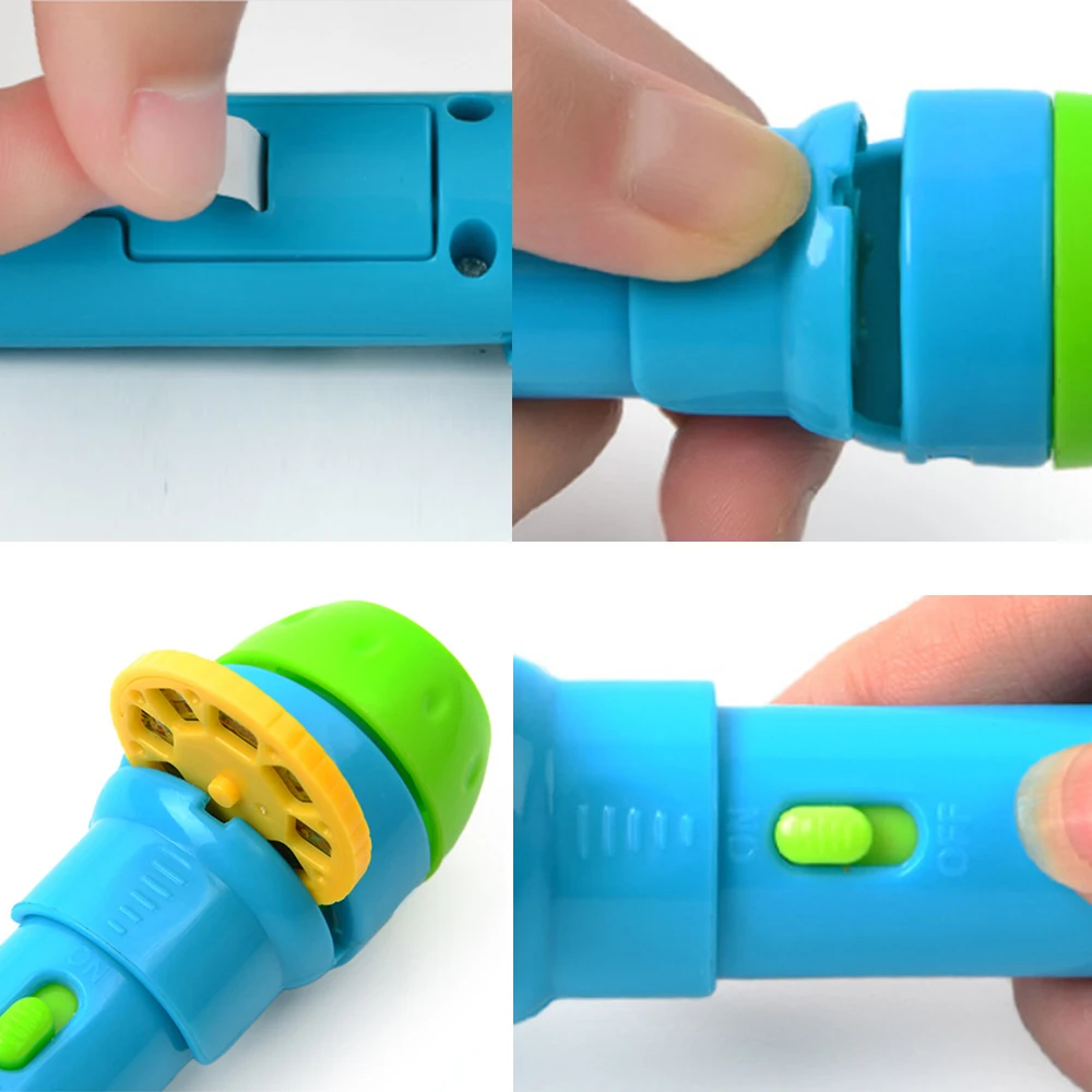MiDeer Kids Storybook проекционный фонарик флэш-светильник 3D Развивающие игрушки для детей спящие истории