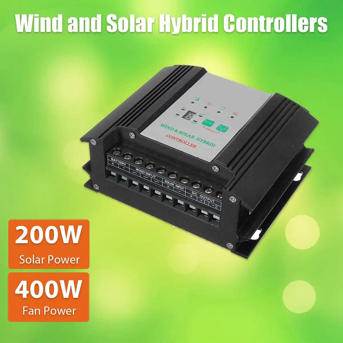 

Wind and Solar Hybrid Controller Economical scenery complementary street light controller small size good heat dissipation