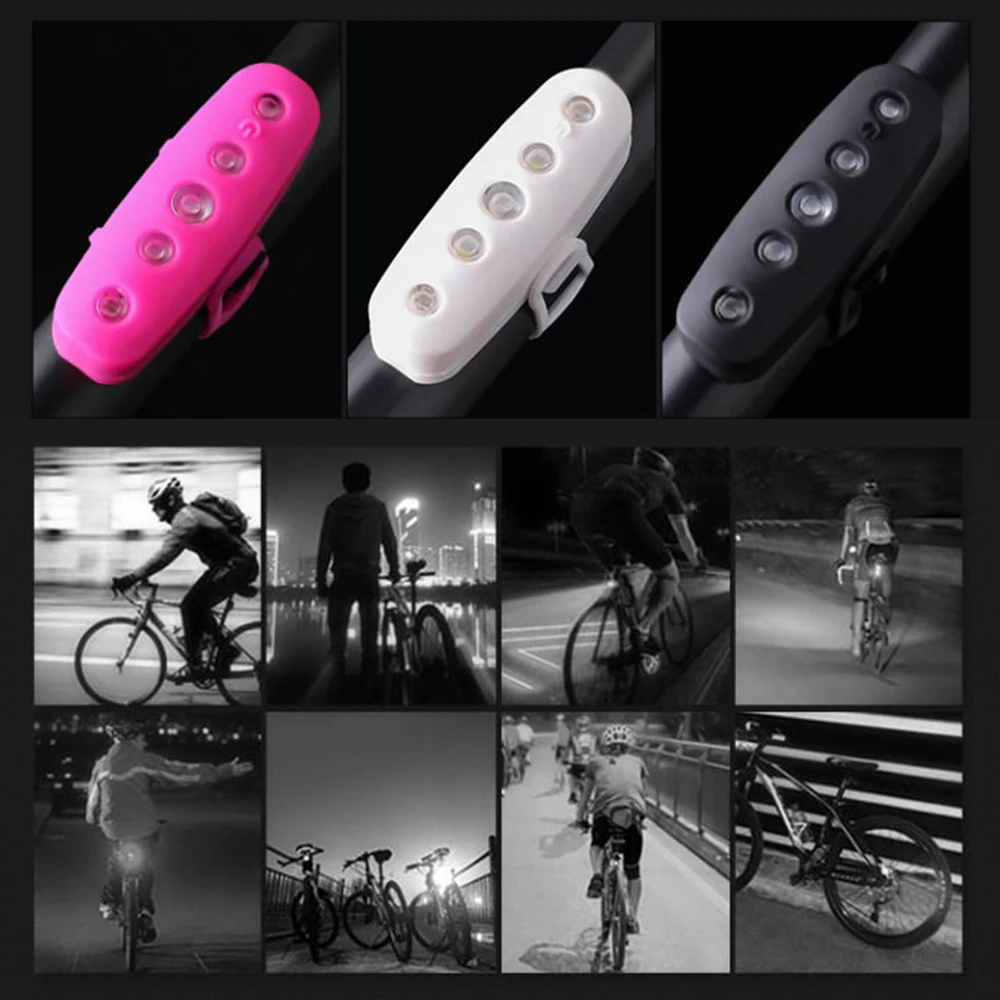

USD Chargeable Bicycle Light Waterproof LED Taillights Outdoor Night Ride Safety Warning Rechargeable Light Bicycle Accessories