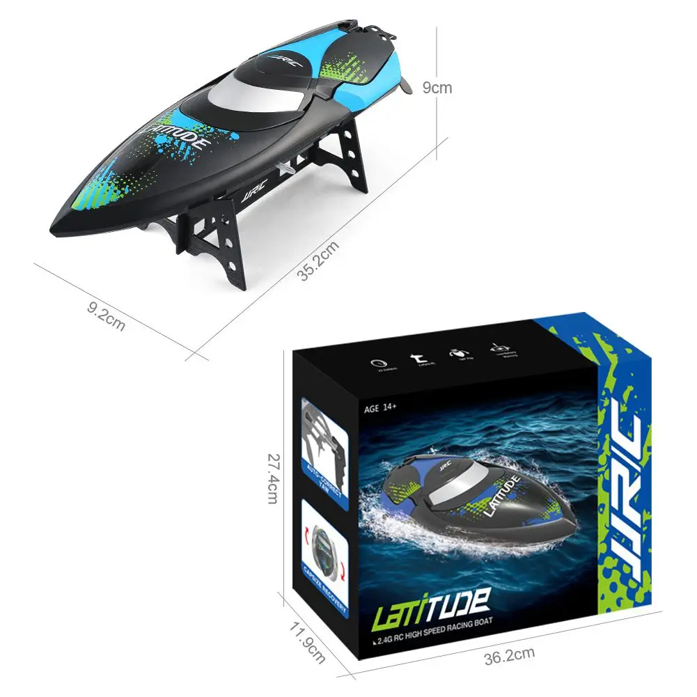 JJRC S3 بنتيوم 2.4 GHz 2CH 25 KM/h عالية SpeedMini RC سباق قارب RTR